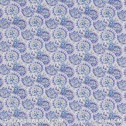 Cotton Printed - Bajaj Purple Cobalt