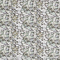 Cotton Printed - Flowers Olive