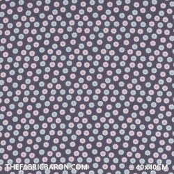 Cotton Printed - Butterflower Grey