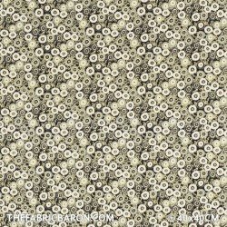 Cotton Printed - Butterflower Black