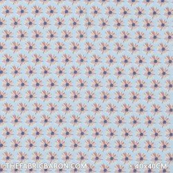 Cotton Printed - Delia Aqua