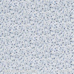 Cotton Printed - Small Rose Blue