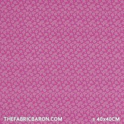 Cotton Printed - Cross In Bulb Cardinal