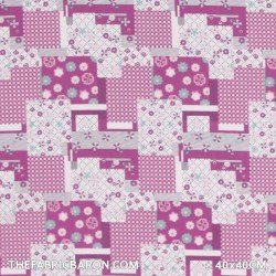 Cotton Printed - Patchwork Cardinal