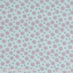 Cotton Printed - Rain Drops In Water Turquoise
