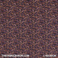 Cotton Printed - Little Paisley Purple