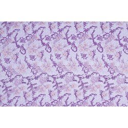 Cotton Printed - Plant Lila Purple