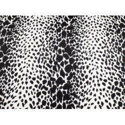 Silk Printed Tiger - Black/White