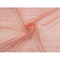 Silk Transparent Stripe - Red