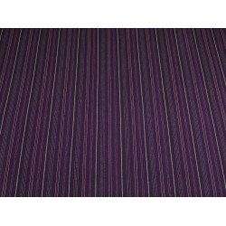 Cotton Twill Striped -  Mauve/Lime/Lipstick