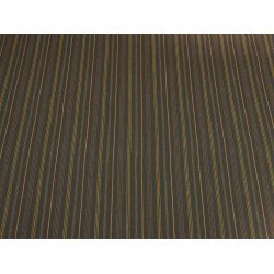 Cotton Twill Striped - Dark Olive/Orange/Yellow