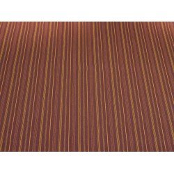 Cotton Twill Striped - Chestnut Brown/Orange/Yellow