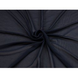 Silk Stretch Transparent - Navy
