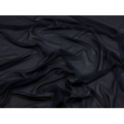Silk Stretch Transparent - Navy