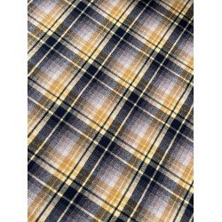 Checked Fabric - Black/Grey/Beige