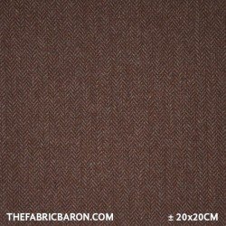 Tweed (Herringbone) - Middle Brown
