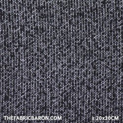 Tweed (Coarse) - Black White Coarse
