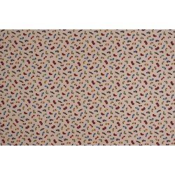 Children's Fabric - Cars Beige