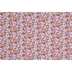 Children's Fabric - Girlish Dessin White