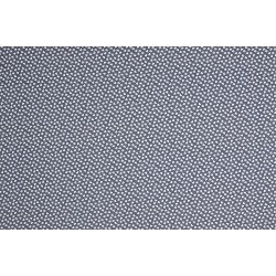 Children's Fabric - Hearts Grey White