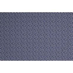 Children's Fabric - Hearts Navy White