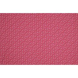 Children's Fabric - Mushroom White Fuchsia Hat