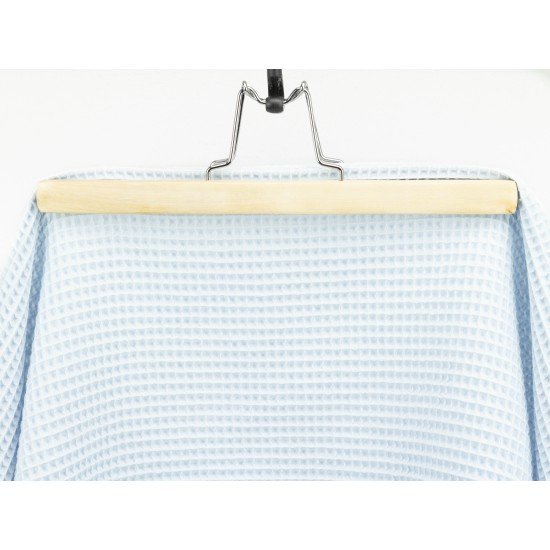 Waffle cotton - Light Blue