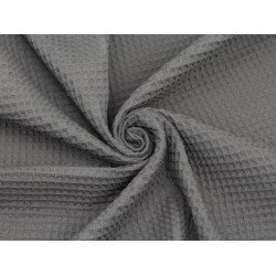Waffle cotton - Middle Grey