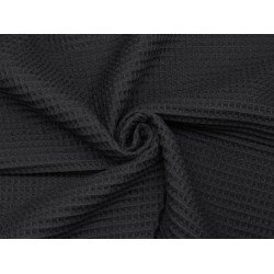 Waffle cotton - Black