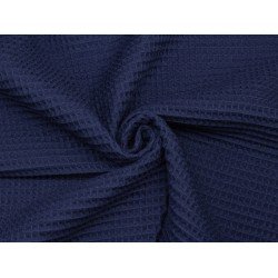 Waffle cotton - Navy Blue