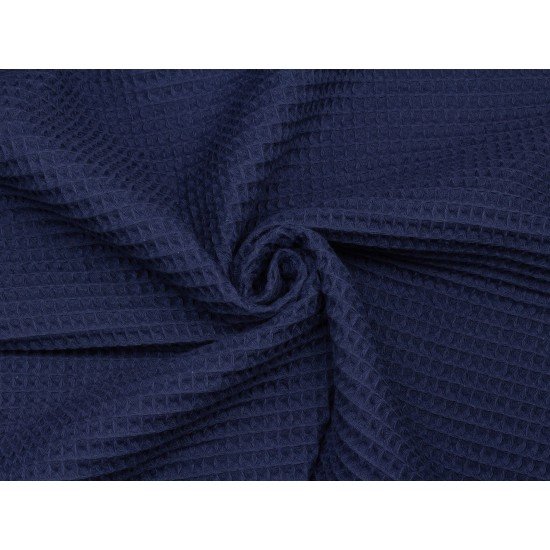 Waffle cotton - Navy Blue