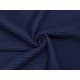 Waffle cotton - Navy Blue