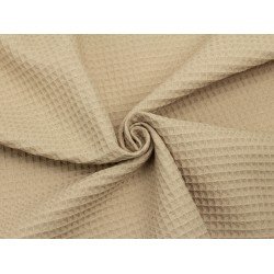 Waffle cotton - Camel