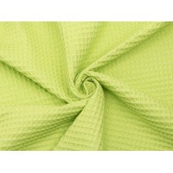 Waffle cotton - Lime