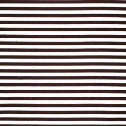 Cotton Stripes - Brown White 5mm