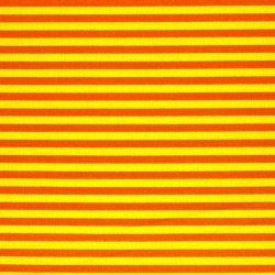 Cotton Stripes - Yellow Orange 5mm