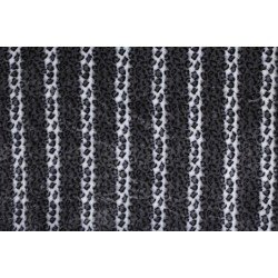 Faux Fur Fabric - Leopard Grey OffWhite
