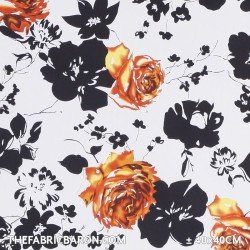 Cotton Satin Fabric - Rose Ochre