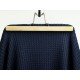 Waffle Cotton Knitted - Navy Blue