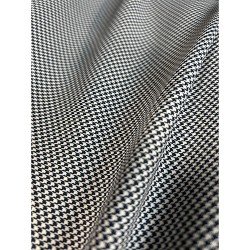 Pied De Poule/Prince De Galles Stretch - Marine White
