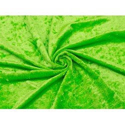 Stretch Velvet  - Grass Green