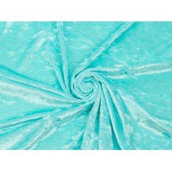 Stretch Velvet  - Light Aqua