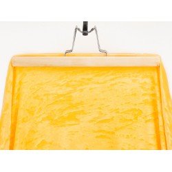 Stretch Velvet  - Orange Yellow