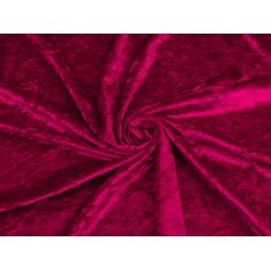 Stretch Velvet  - Dark Red