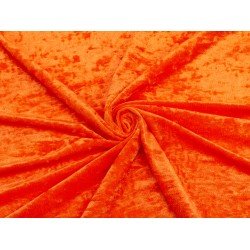 Stretch Velvet  - Orange