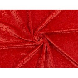 Stretch Velvet  - Red