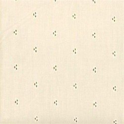 Embroidery Swiss Three Leaf Clover Off-White