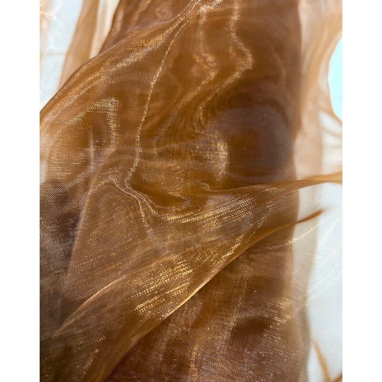 Organza Fabric Brique