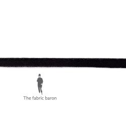 Bias Cord Cotton 15mm - Black