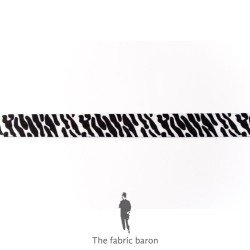 Bias Tape Stretch 15mm - Zebra